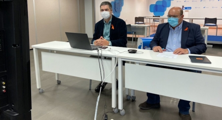 Carlos Rojas y José Robles en rueda de prensa (PP) 