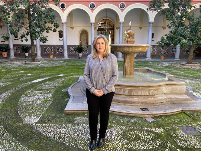 La concejal de VOX en el Ayuntamiento de Granada, Beatriz Sánchez (VOX) 