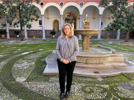 La concejal de VOX en el Ayuntamiento de Granada, Beatriz Sánchez (VOX) 