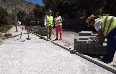 Visita de obras de la Diputación a Nigüelas (DIPUTACIÓN DE GRANADA) 
