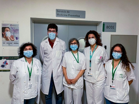 Equipo médico premiado (HUSC)