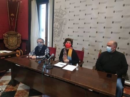 Rueda de prensa de Podemos-IU y CCOO sobre el servicio de Ayuda a Domicilio de la ciudad de Granada (PODEMOS-IU) 