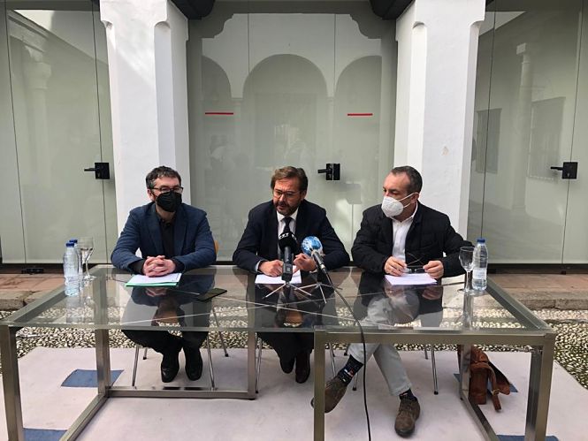 El Delegado de Cultura, Antonio Granados en rueda de prensa (JUNTA)