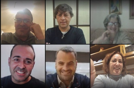 Imagen de la reunión telemática (IU)