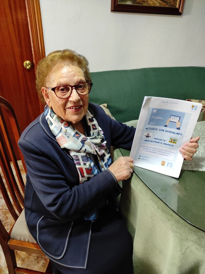 Una de las usuarias del programa activate (AYTO. MONTEFRÍO) 