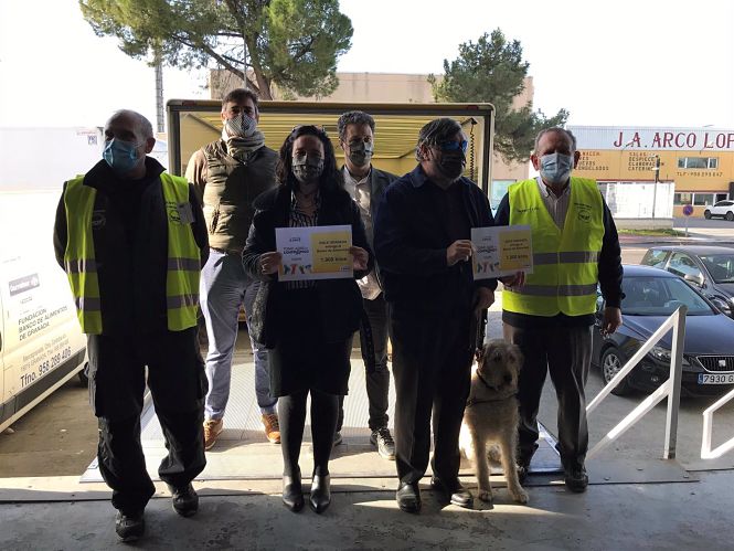 El Grupo Social ONCE hace su segunda entrega de casi 2.000 kilos de alimentos (ONCE) 