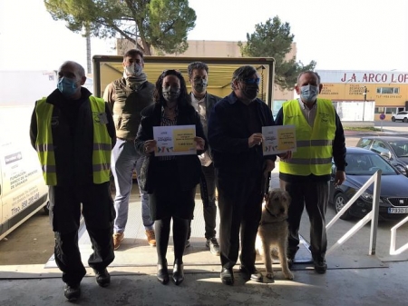 El Grupo Social ONCE hace su segunda entrega de casi 2.000 kilos de alimentos (ONCE) 