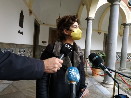 La Concejal de Podemos-IU en el Ayuntamiento de Granada, Elisa Cabrerizo (PODEMOS)