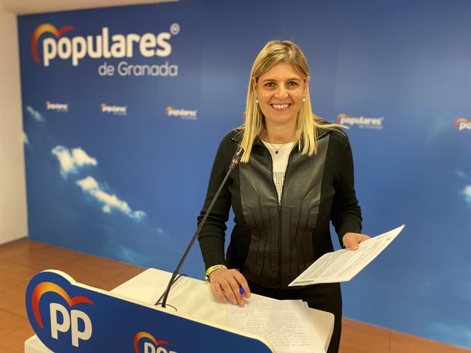 La portavoz del PP en Diputación, Inmaculada Hernández (PP)