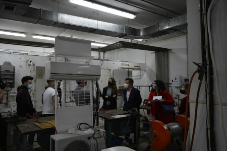 Visita al curso de Auxiliar de fontaneria (JUNTA)