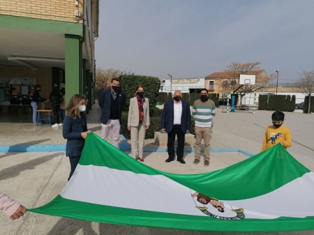 Imagen de la visita al CEIP San Juan Pablo I (JUNTADE ANDALUCIA)