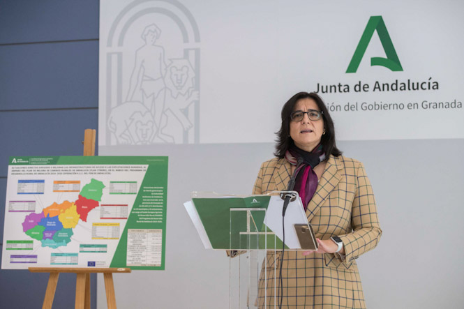 La delegada de Agricultura, Ganadería y Pesca de la Junta de Andalucía en Granada, María José Martín (JUNTA) 