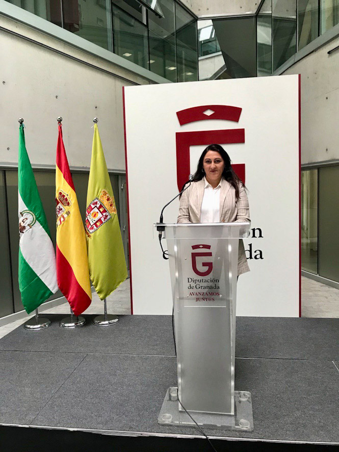 La Diputada provincial de Podemos, Alejandra Durán (PODEMOS) 