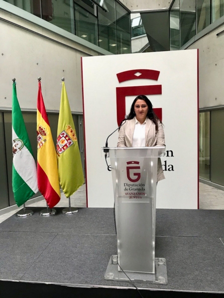 La Diputada provincial de Podemos, Alejandra Durán (PODEMOS) 