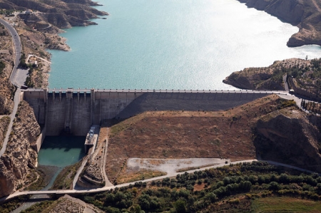 Imagen del embalse del Negratín (DELEGACIÓN DEL GOBIERNO)