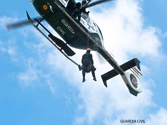 Rescate de la Guardia Civil (SEREIM/ARCHIVO) 