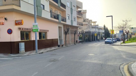 Señalización en un colegio de Maracena (IU) Señalización en un colegio de Maracena (IU)