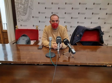 El Concejal de Podemos-IU en el Ayuntamiento de Granada, Francisco Puentedura (PODEMOS-IU)