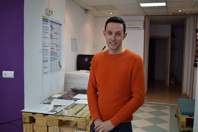 El responsable provincial de Podemos, Manu Ríos (PODEMOS)