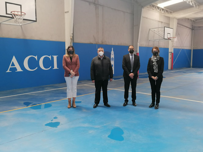 Imagen de la visita al IES Acci (JUNTA)