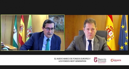 Imagen de la reunión entre Gerardo Cuerva y José Entrena (CÁMARA GRANADA)