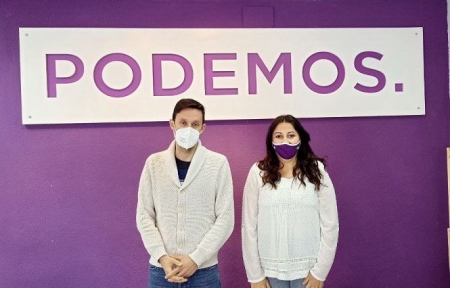 Manu Rios y Alejandra Durán (PODEMOS)