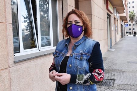 La coordinadora provincial de IU, Mari Carmen Pérez (IU) 