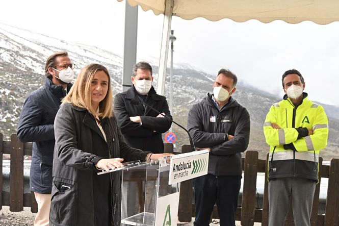 Marifran Carazo ha visitado Sierra Nevada (JUNTA)