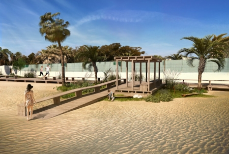 Recreación virtual de Villa Astrida (AYTO. MOTRIL)