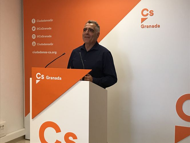El portavoz de CS en el Ayuntamiento de Cúllar Vega, José Manuel Casals (CIUDADANOS)