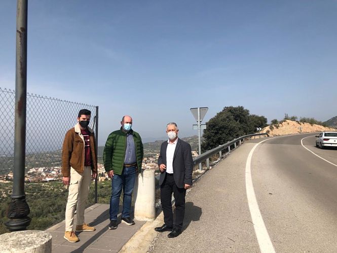 Imagen de la visita a la carretera (DIPUTACIÓN)