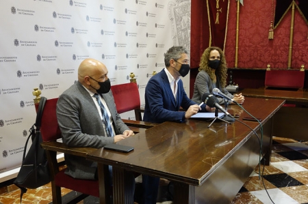 Manuel Olivares ha hecho balance de la campaña de comercio (AYTO. GRANADA)