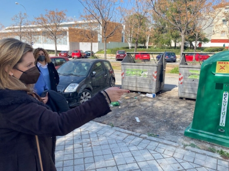 Imagen de la visita a la Calle Joaquina Eguaras (VOX)