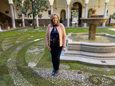 La Concejal de Vox en el Ayuntamiento de Granada, Beatriz Sánchez (VOX)