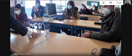 Alumnos del IES Hurtado de Mendoza durante el curso (ESPIRITUOSOS ESPAÑA)