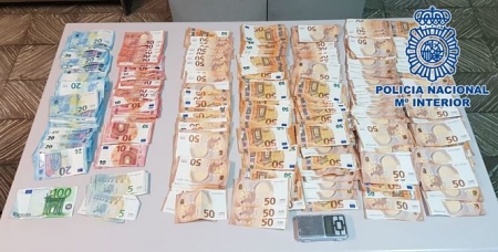 Dinero incautado (POLICÍA NACIONAL) 