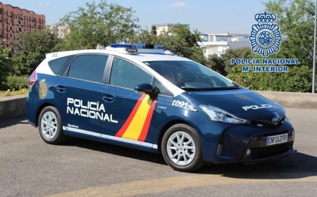 Imagen de un vehículo policial (POLICIA NACIONAL)