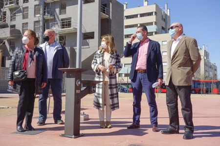 Imagen de la visita a las obras (JAVIER ALGARRA / AYUNTAMIENTO)