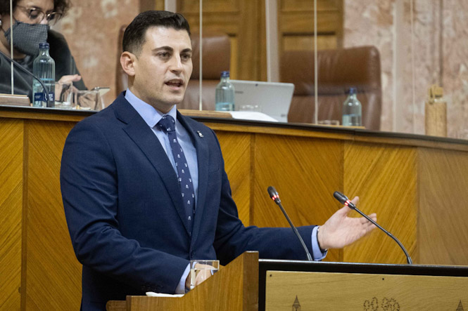 El parlamentario andaluz del PP, Rafael Caracuel (PP)