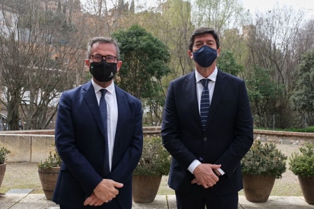 Juan Marín y Gustavo Rodríguez en imagen de archivo (JUNTA)