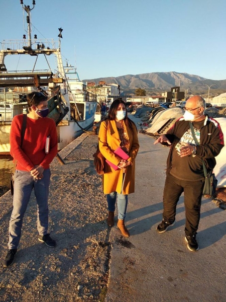 Manu Rios y Alejandra Durán han visitado el Puerto de Motril (PODEMOS) Manu Rios y Alejandra Durán han visitado el Puerto de Motril (PODEMOS)