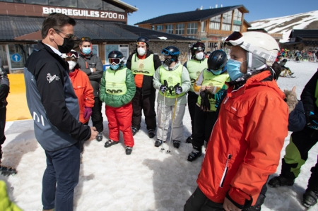 Luis Salvador ha visitado Sierra Nevada (AYTO. GRANADA) 