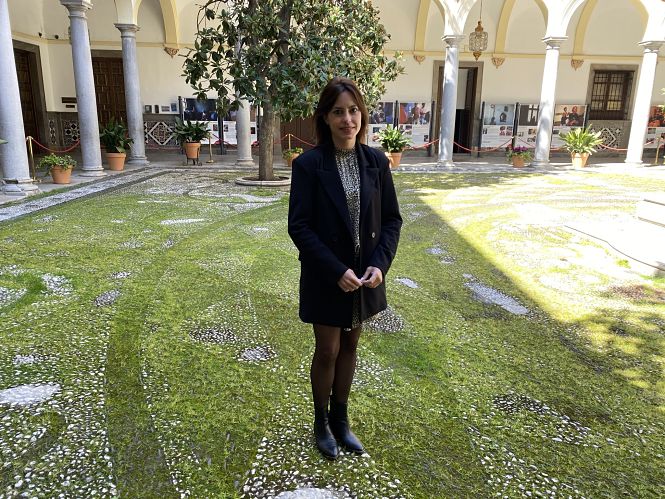 Mónica Rodríguez , concejal de Vox en el Ayuntamiento de Granada (VOX)