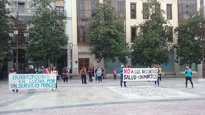 Concentración de la plantilla de Ebone (CCOO)