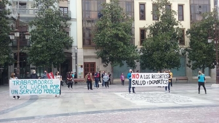 Concentración de la plantilla de Ebone (CCOO)