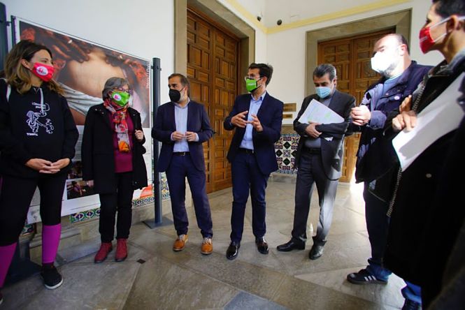 Imagen de la rueda de prensa (PSOE)