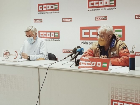Rueda de prensa conjunta de CCOO y UGT (CCOO)