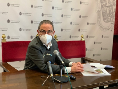 El Concejal del PSOE en el Ayuntamiento de Granada, Miguel Ángel Fernández Madrid (PSOE)