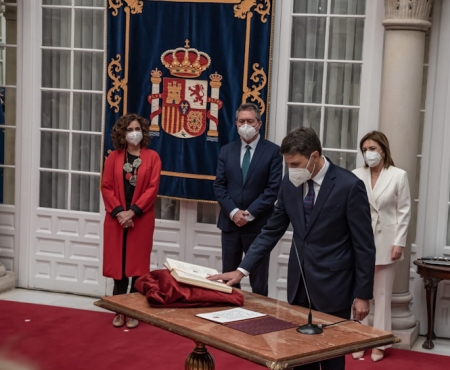 Pedro Fernández jura su cargo como Delegado del Gobierno (DELEGACIÓN DEL GOBIERNO)