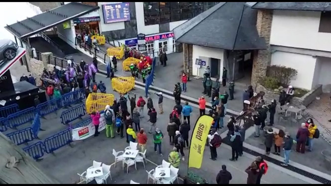 Huelga en la estación de esquí de Sierra Nevada (CETURSA)